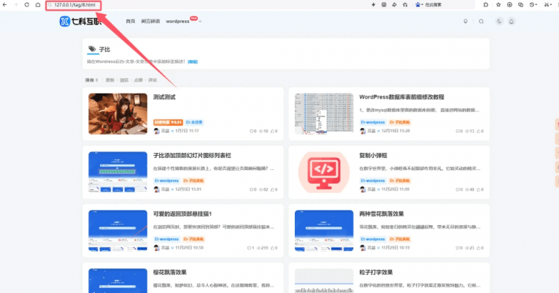 子比主题修改tag标签固定链接-GOGO社区