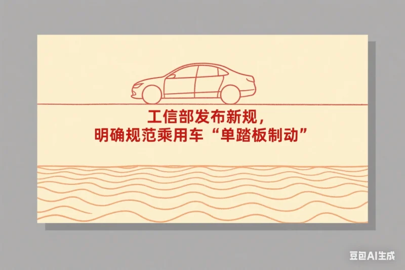 工信部发布新规规范乘用车“单踏板制动” ，2026年起实施-GOGO社区