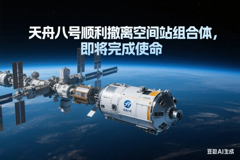天舟八号顺利撤离空间站组合体，即将完成使命-GOGO社区