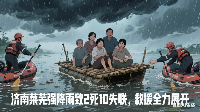 济南莱芜强降雨致2死10失联，救援全力展开-GOGO社区