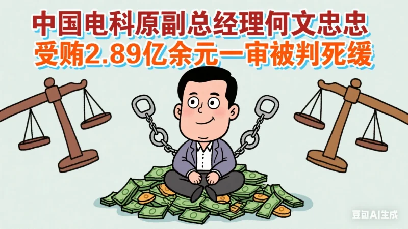中国电科原副总经理何文忠受贿案一审宣判，被判死缓-GOGO社区