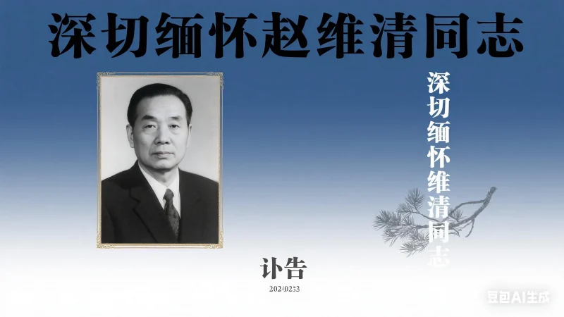 沉痛悼念！原四川省重庆市人大常委会副主任赵维清同志逝世，享年98岁-GOGO社区