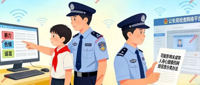 《可能影响未成年人身心健康的网络信息分类办法》已于3月1日起施行 | 网警划重点 共同守护“纯真的眼睛”-GOGO社区