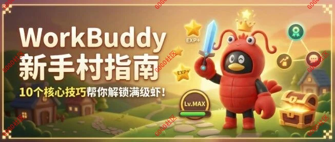 WorkBuddy 新手村指南：10 个核心技巧帮你解锁满级虾🦞！-GOGO社区